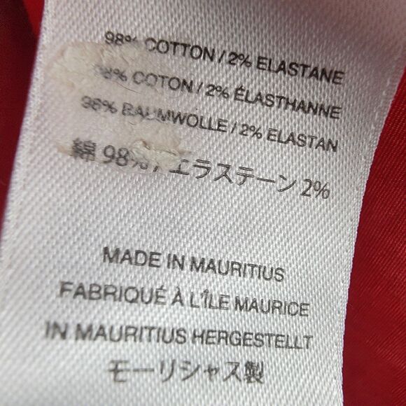 J Crew Mens Sz S Short Button Down Shirt Stretch Slim Secret Wash Red Heathered - Picture 8 of 11